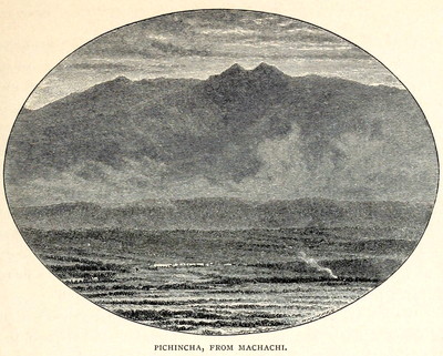Pichincha vu de Machachie, par Edward Whymper Pichincha vu de Machachie, par Edward Whymper