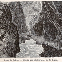 Gorges du Trient, en 1865 (GRV)