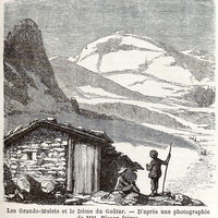 Refuge des Grands Mulets en 1865