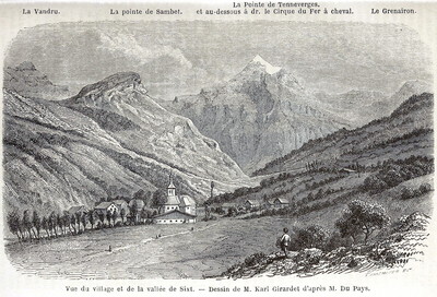 Val de Sixt et Tenneverge en 1865 (GRV)
