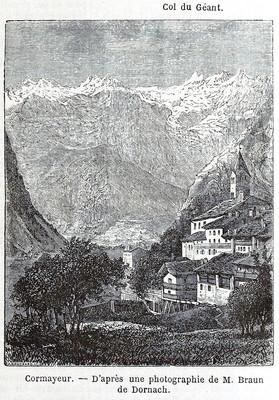 Courmayeur en 1865 (GRV)