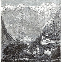 Courmayeur en 1865 (GRV)