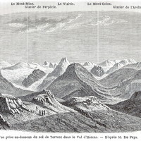 Alpes Pennines vues du col de Torrent, en 1865 (GRV)