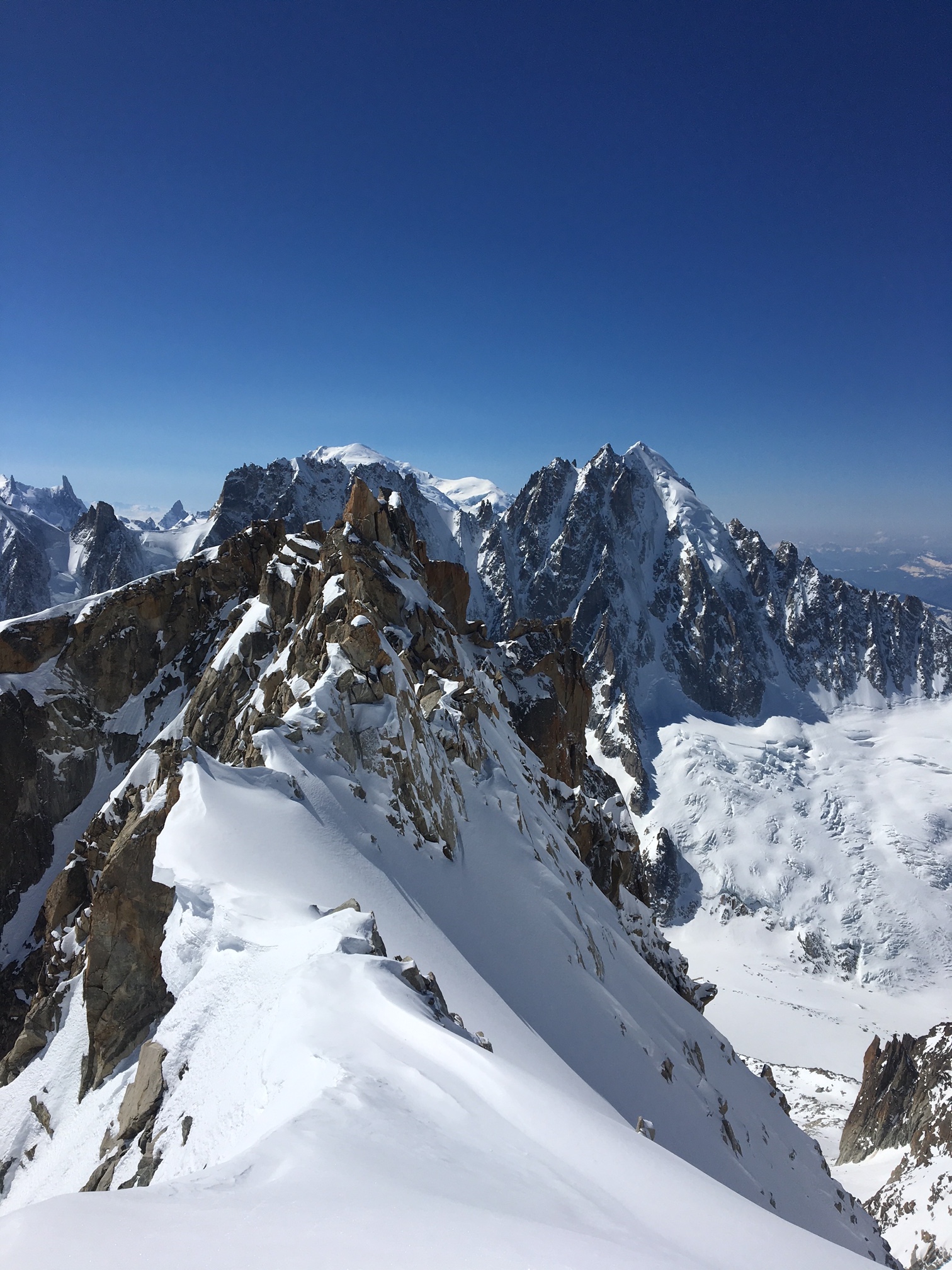 Aiguille d'Argentière : Couloir en Y - Camptocamp.org