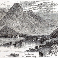 Interlaken et Abendberg, en 1865 (GRV)