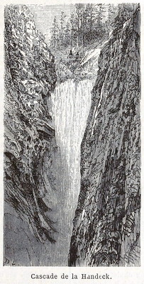 Chûte de l'Aar, en 1865 (GRV)