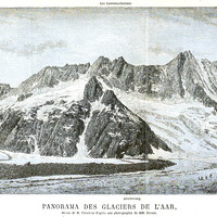 Glacier de l'Aar, en 1865