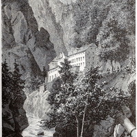 Gorges de Pfäfers en 1865 (GRV)