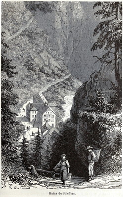 Gorges de Pfäfers en 1865 (GRV)