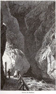 Gorges de Pfäfers en 1865 (GRV)
