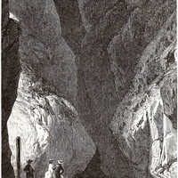 Gorges de Pfäfers en 1865 (GRV)