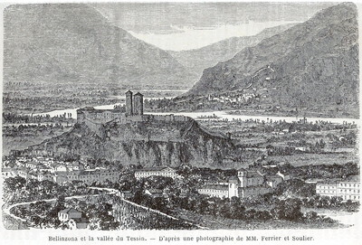 Bellinzona en 1865 (GRV)
