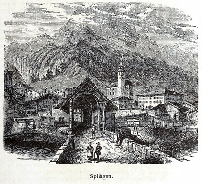 Splügen, en 1865 (GRV)