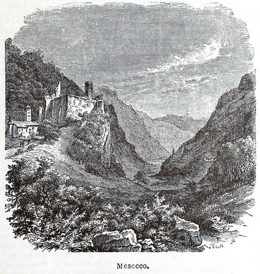 Mesocco, en 1865 (GRV)