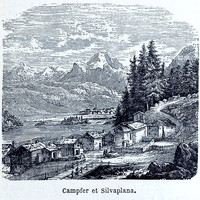 Champfer et Silvaplana, en 1865 (GRV)