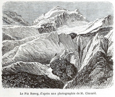 Piz Roseg, en 1865 Piz Roseg, en 1865