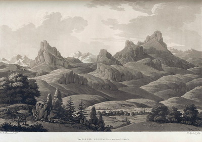 Montagnes vues d'Innsbrück, par A. Beaumont Montagnes vues d'Innsbrück, par A. Beaumont