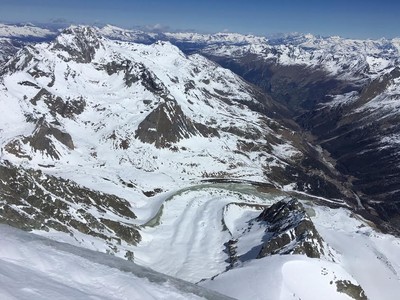 Arolla tout en bas
