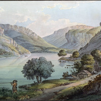 Lac de Nantua, par J.F. Albanis Beaumont