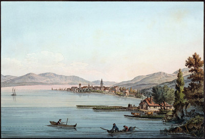 Morges et le Léman, par J.F. Albanis Beaumont Morges et le Léman, par J.F. Albanis Beaumont