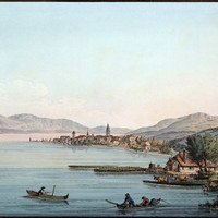 Morges et le Léman, par J.F. Albanis Beaumont