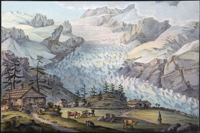 Glacier de Valsorey, Combin, par J.F. Albanis Beaumont Glacier de Valsorey, Combin, par J.F. Albanis Beaumont