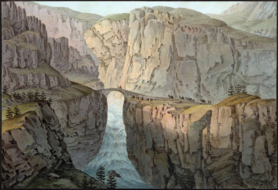 Pont du Diable sur la Reuss, par J.F. Albanis Beaumont Pont du Diable sur la Reuss, par J.F. Albanis Beaumont
