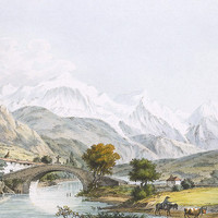 St Martin et le Mont Blanc, par J.F. Albanis Beaumont