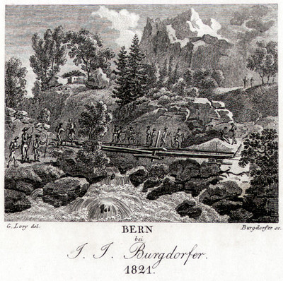 Wetterhorn, vallée de Grindelwald, par G. Lory Wetterhorn, vallée de Grindelwald, par G. Lory