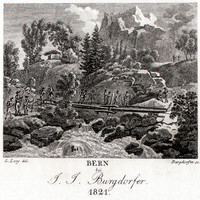 Wetterhorn, vallée de Grindelwald, par G. Lory