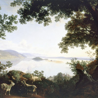Lac de Bienne et Jura, par Maximilien de Meuron