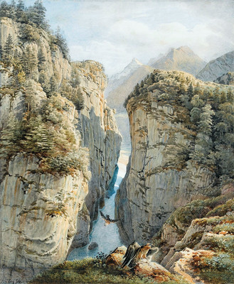 Gorge de l'Aar, par G. Lory Gorge de l'Aar, par G. Lory