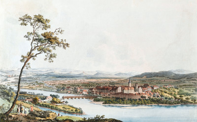 Aarau, l'Aar en bordure du Jura, par G. Lory Aarau, l'Aar en bordure du Jura, par G. Lory