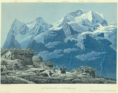 Eiger, Mönch, Jungfrau, par G. Lory Eiger, Mönch, Jungfrau, par G. Lory
