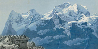 Eiger, Mönch, Jungfrau, détails par G. Lory Eiger, Mönch, Jungfrau, détails par G. Lory