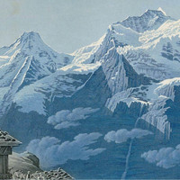 Eiger, Mönch, Jungfrau, détails par G. Lory