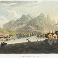 l'Aar près de Thun, par G. Lory