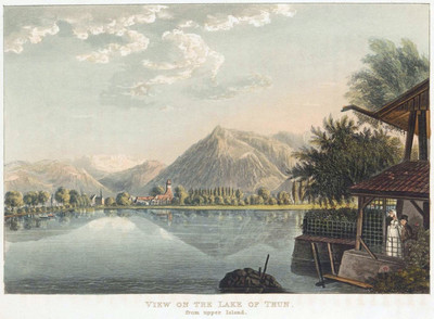 Lac de Thoune, Blümlisalp, par G. Lory Lac de Thoune, Blümlisalp, par G. Lory