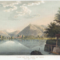Lac de Thoune, Blümlisalp, par G. Lory