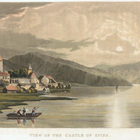 Lac de Thoune, Spiez, par G. Lory