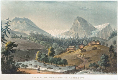 Rosenlaui, Engelhorn, Wellhorn et Wetterhorn, par G. Lory Rosenlaui, Engelhorn, Wellhorn et Wetterhorn, par G. Lory