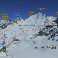 itineraires depuis la cane de mountet