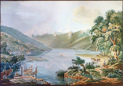 Lac de thoune, Eiger, Mönch, Jungfrau, par G . Lory Lac de thoune, Eiger, Mönch, Jungfrau, par G . Lory
