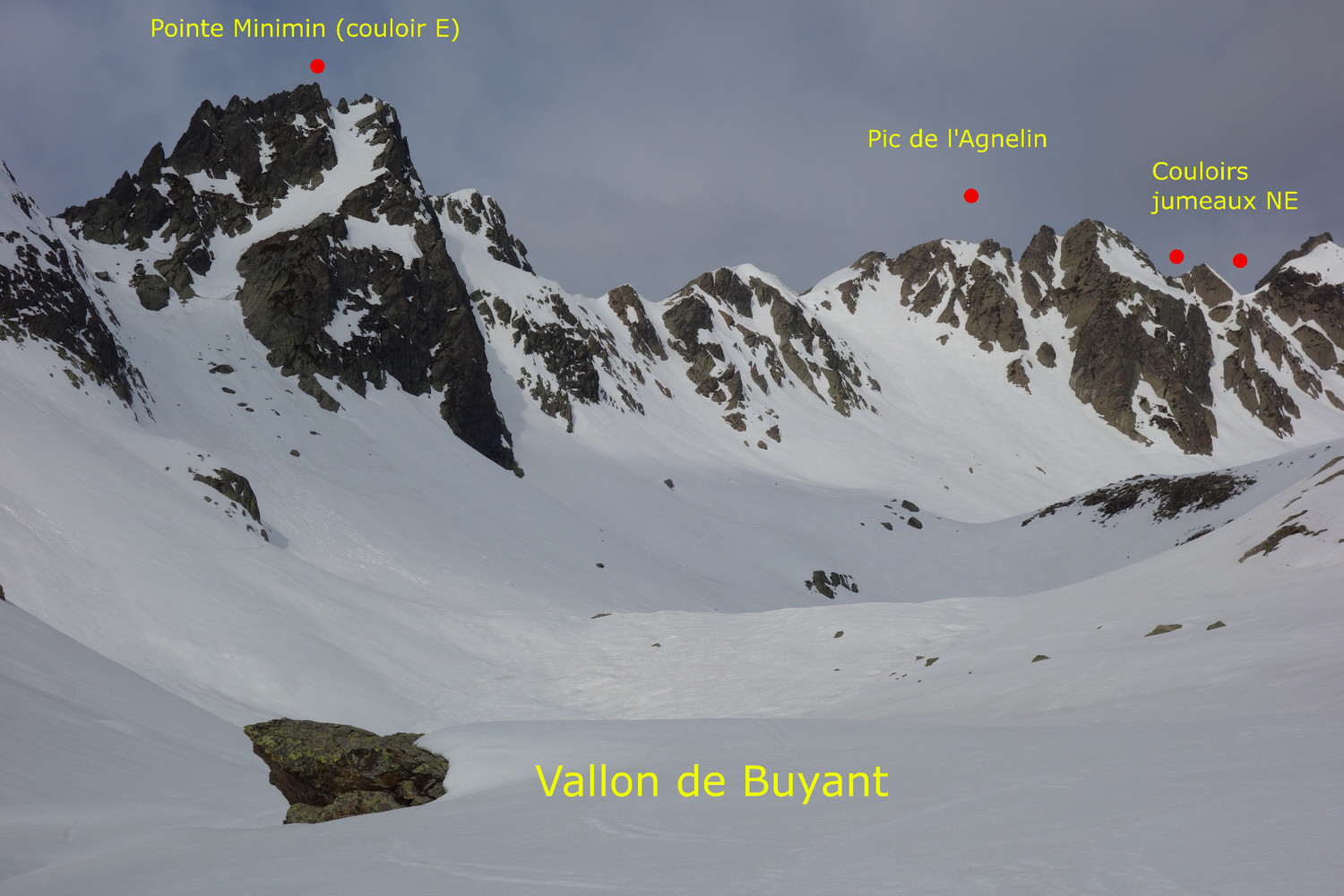 Vue générale à la montée