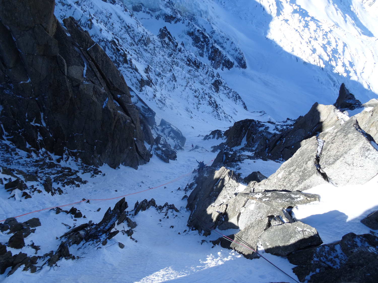 Tirage des rappels à droite.