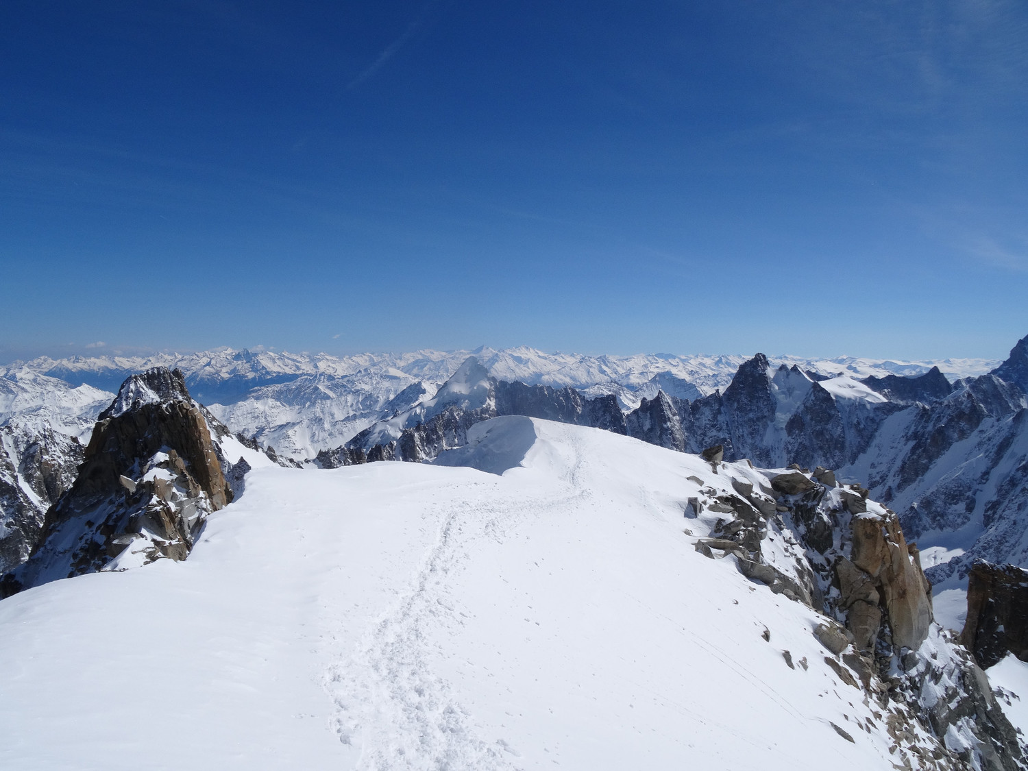 At the summit.
