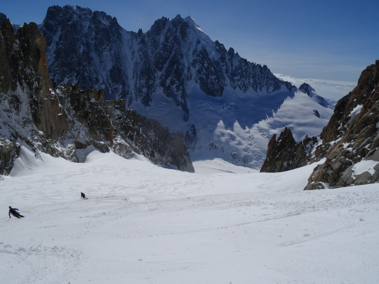 Pleine vue sur les Droites et la Verte.