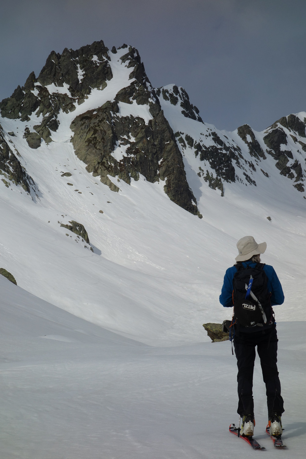 La pointe Minimin et son beau couloir E