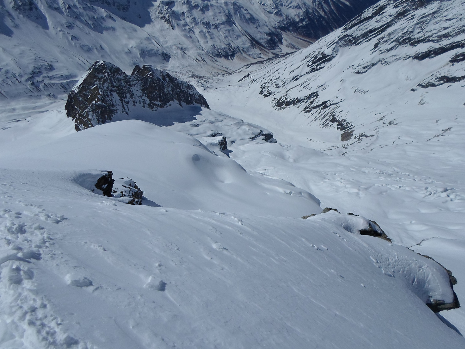 La Jegital dal deposito sci al Grosshorn.