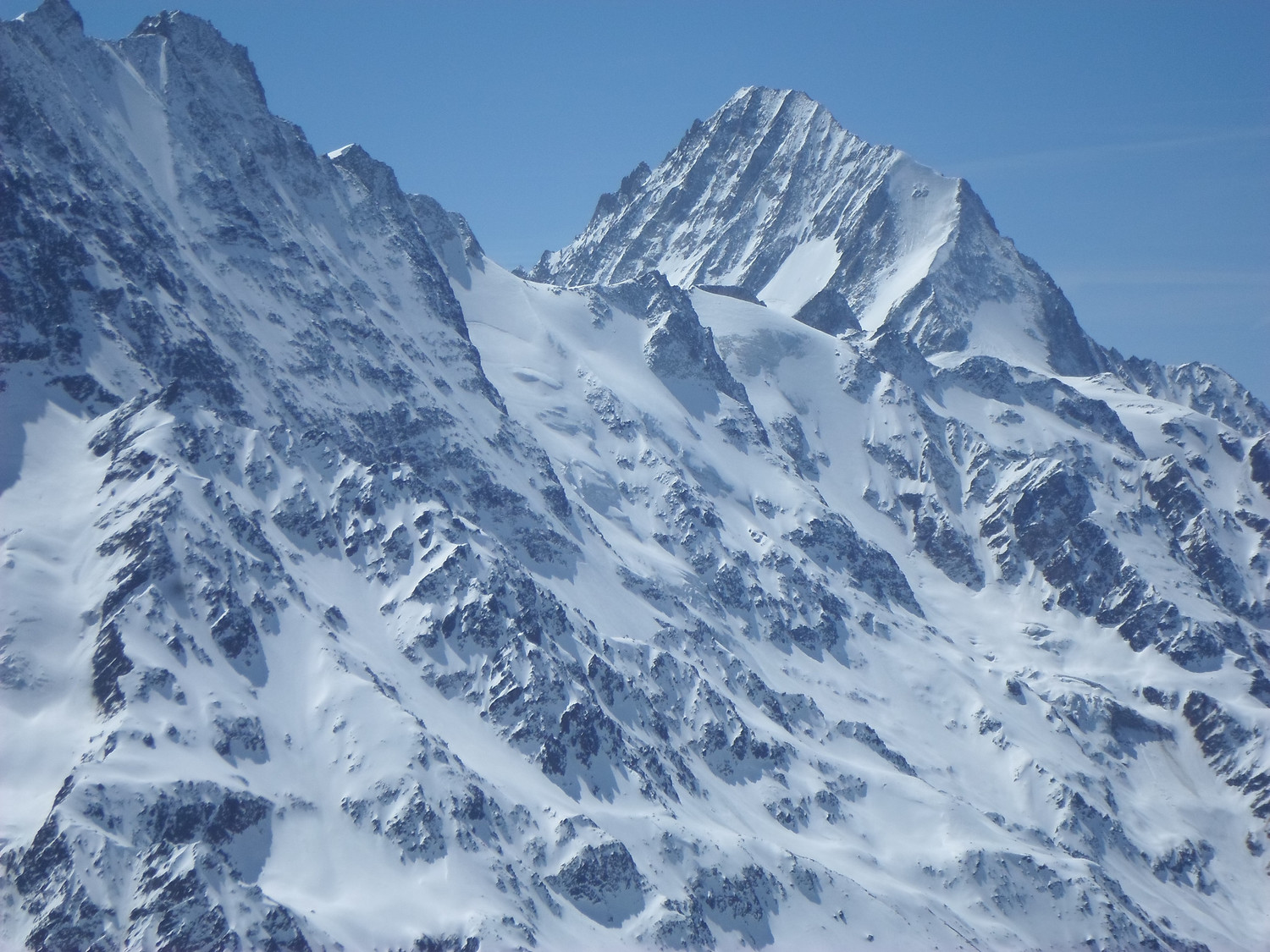 Il Bietschhorn dal Grosshorn.